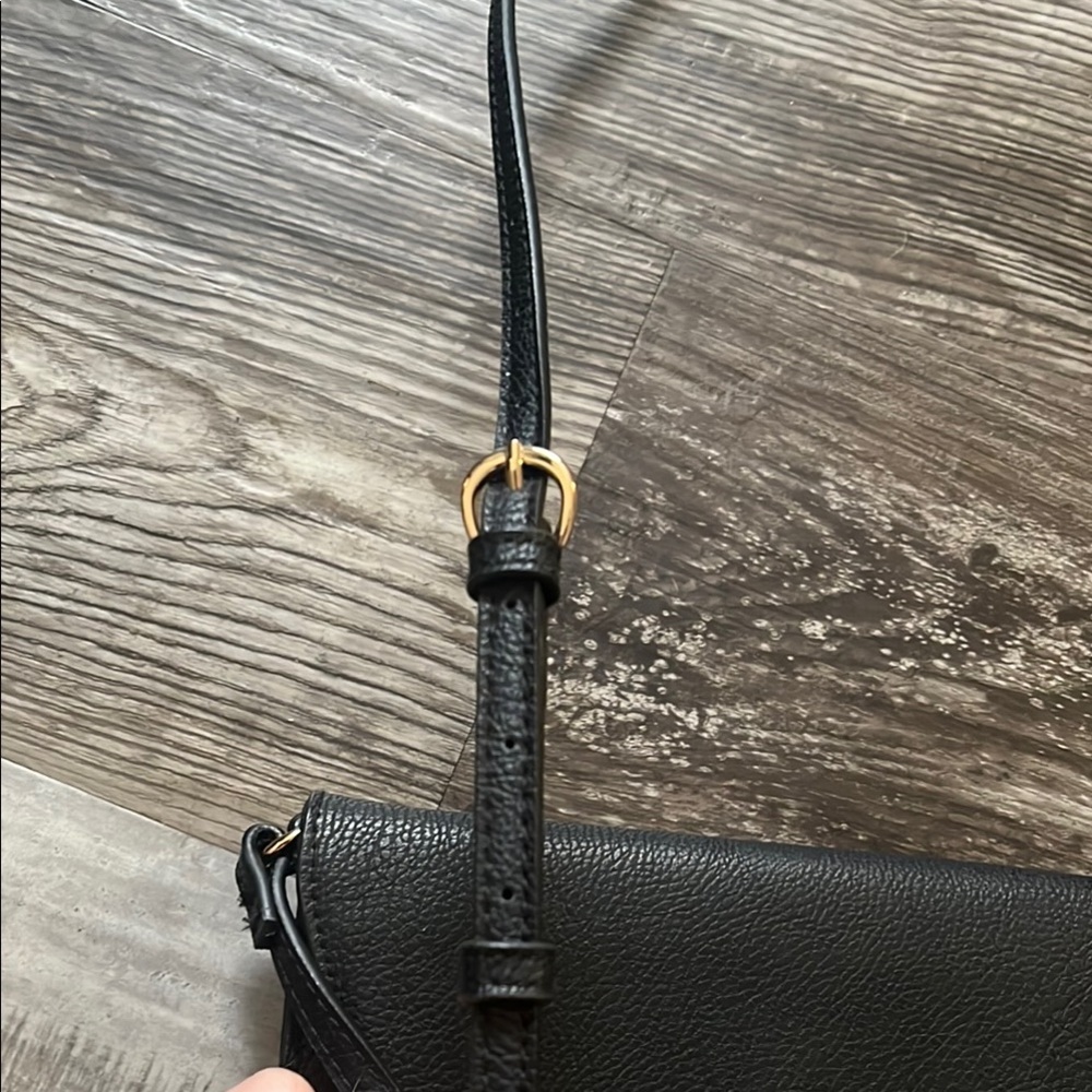 Universal Thread Black Faux Leather Crossbody Bag - Picture 2 of 5